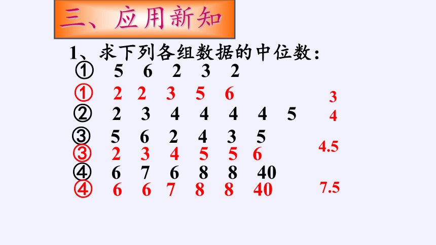 华东师大版八年级下册数学  20.2.1 中位数和众数 课件(共27张PPT)