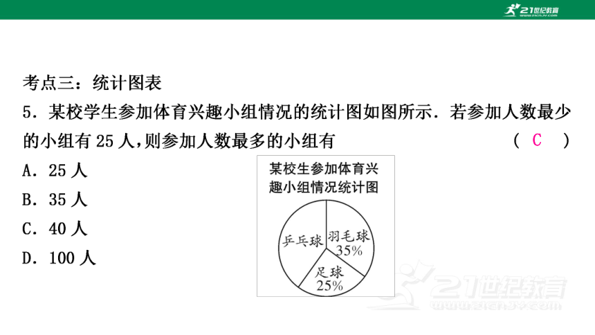 第十章  数据的收集、整理与描述章末复习与提升课件（共39张PPT）