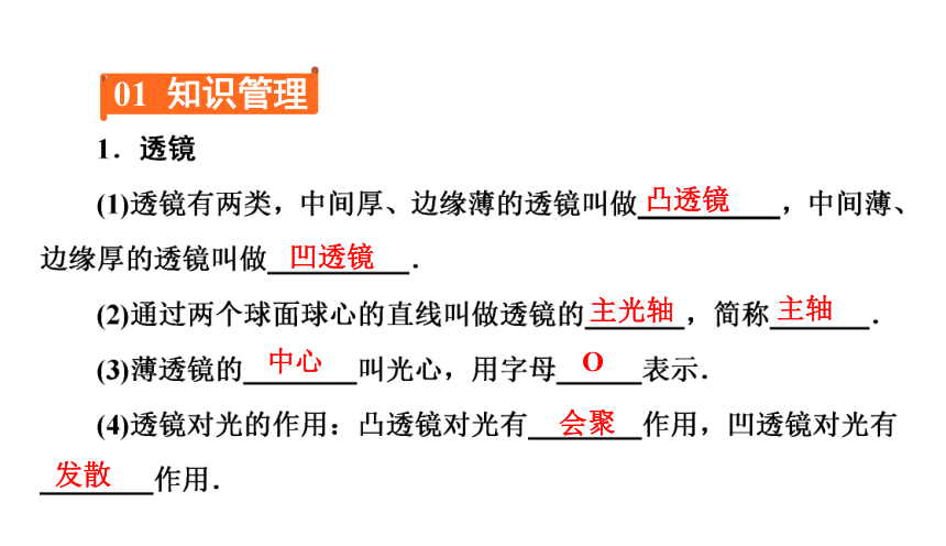 5.1透镜（习题PPT））2021-2022学年八年级上册物理人教版(共24张PPT)