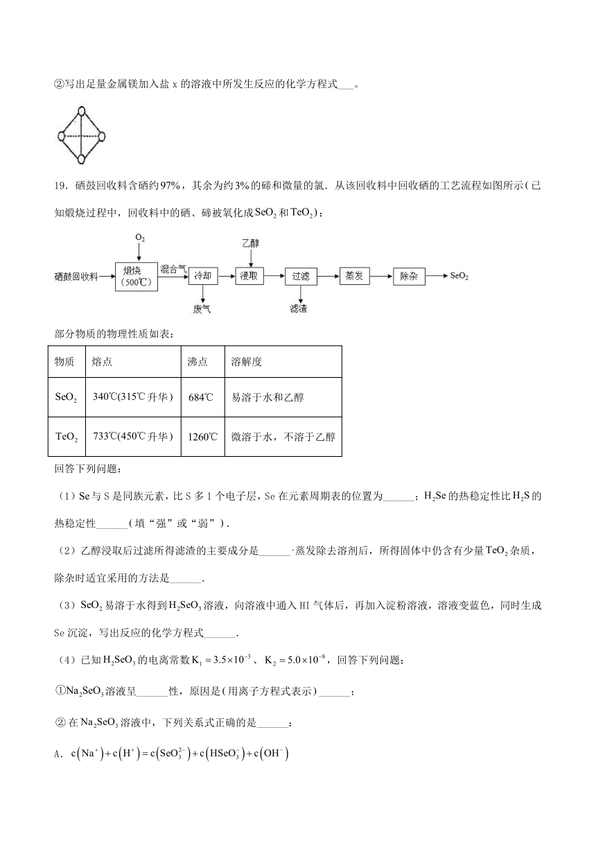 2021-2022学年高中化学苏教版（2019）选择性必修2专题2原子结构与元素性质专题练（含解析）