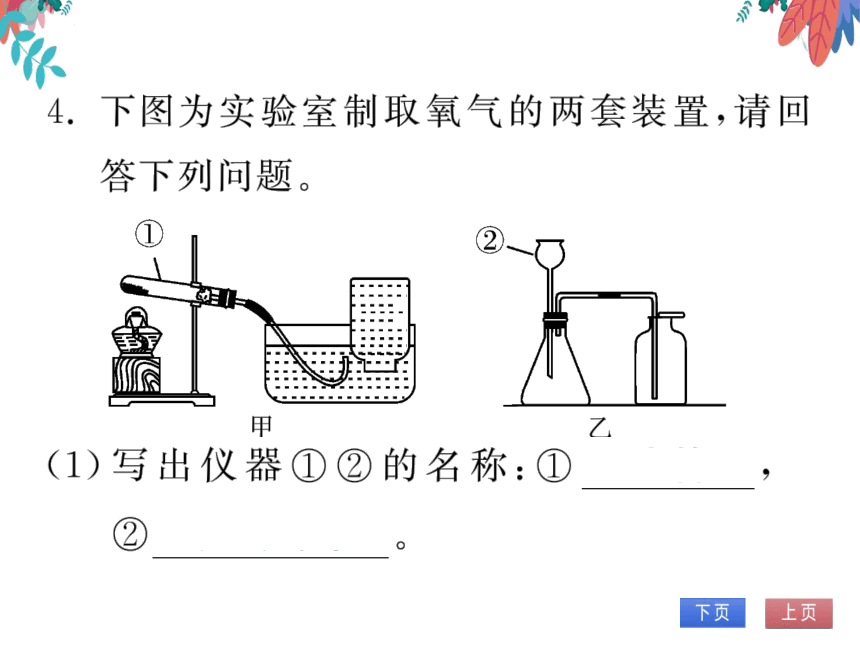 第2单元 我们周围的空气 课题3 制取氧气 习题课件