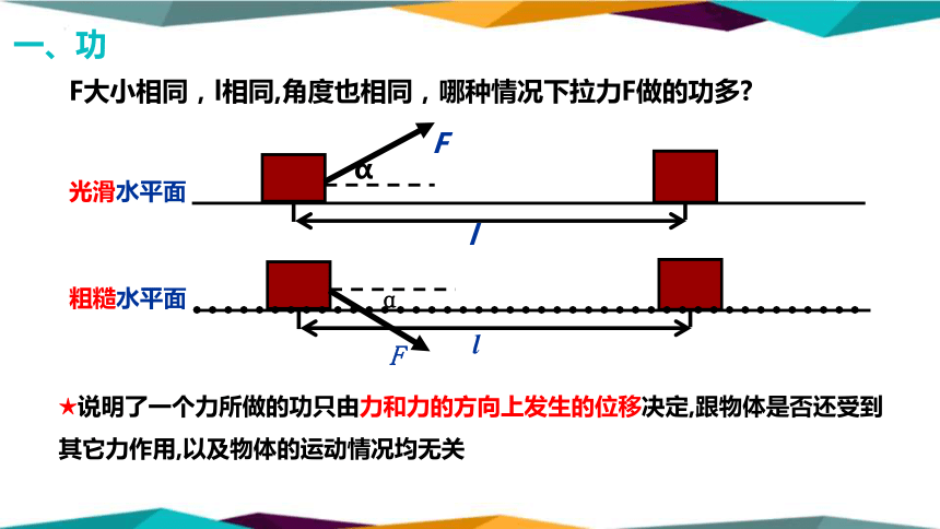 8.1.1功与功率-功课件-2022-2023学年高一下学期物理人教版（2019）必修第二册