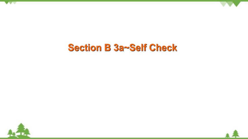 Unit4 I like music that I can dance to Section B 3a~Self Check课件(共20张PPT)