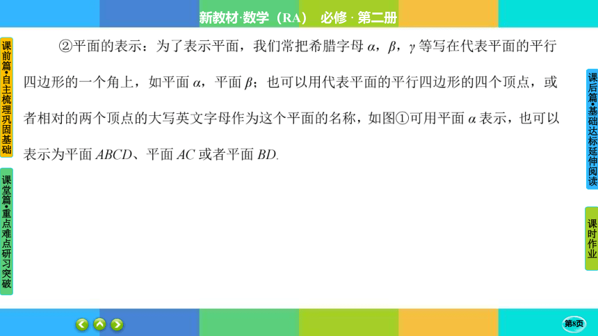 8-4-1平面 -高中数学 人教A版 必修二 同步 课件（共67张PPT）