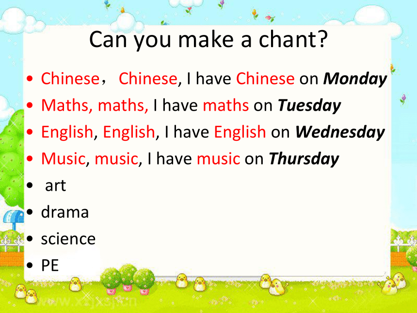 Unit4 There are seven days in a week. Lesson24  课件(共19张PPT)