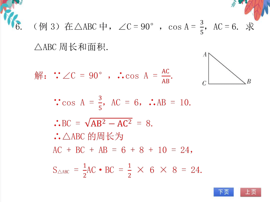 【北师大版】数学九(下) 1.1.2 锐角三角函数的定义 同步练习本（课件版）