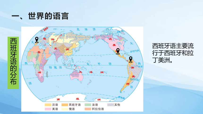 3.3世界的语言与宗教课件2021-2022学年湘教版地理七年级上册（共33张PPT）