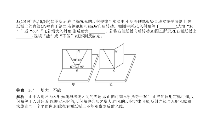 2021年物理中考复习广东专用 专题三　光现象课件（110张PPT）