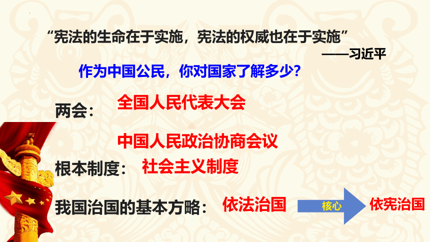 2.1坚持依宪治国 课件(共23张PPT)- 统编版道德与法治八年级下册