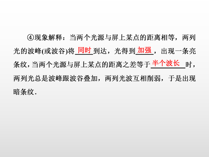 2021-2022学年沪科版选修3-4 4.1光的干涉 课件（35张PPT）