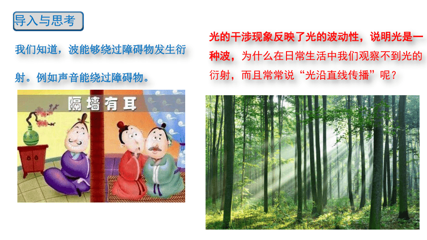 4.5 光的衍射 课件 (共35张PPT)  高二上学期物理人教版（2019）选择性必修第一册