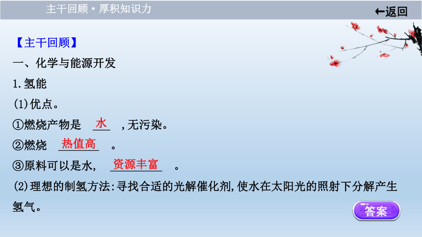 2021届鲁教版中考化学大一轮单元总复习：第十一单元　化学与社会发展(共32张PPT)