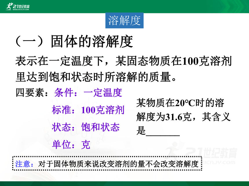 1.3 物质的溶解性（课件共19页）