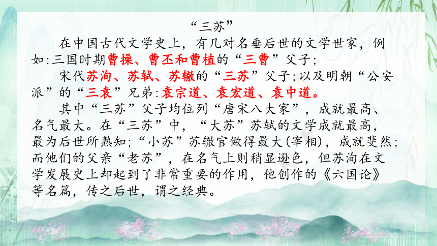 2024年中考语文专题复习——苏轼诗文复习课件(共41张PPT)