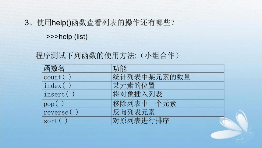 第二单元第8课-python中列表、元组和字典课件（14PPT）2021—2022学年初中信息技术青岛版第三册