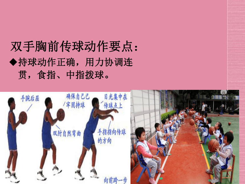 体育与健康人教5～6年级全一册篮球双手胸前传接球课件 新人教版(共12张PPT)