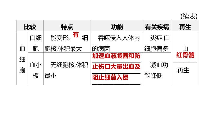 2022年浙江省中考科学一轮复习 第07课时　与人体代谢相关的系统-循环和泌尿（课件 54张PPT）