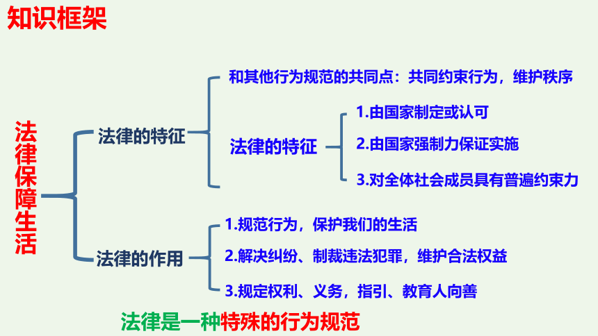 第九课 法律在我们身边复习课件（23张PPT ）