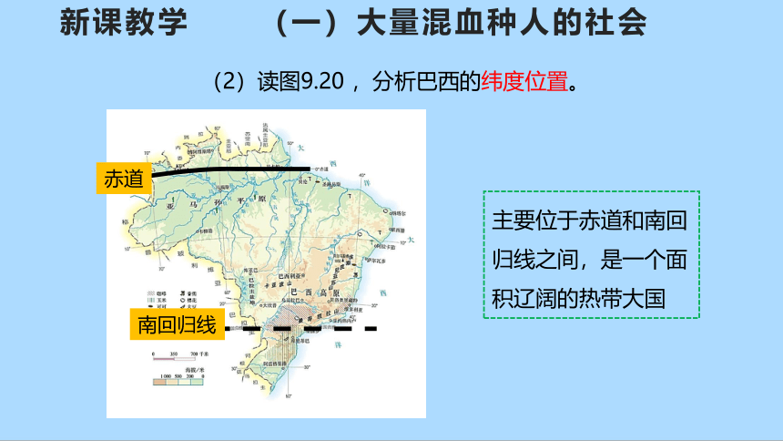 人教版地理七年级下册9.2 巴西 第一课时课件(共25张PPT)