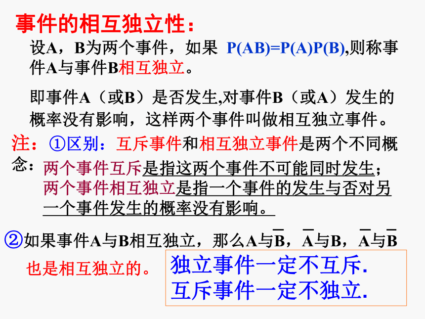 人教A版高中数学选修2-3第二章：2.2.2事件的相互独立性课件（16张PPT）