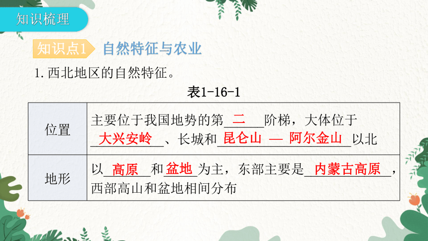 2023年中考地理一轮复习专题十六  西北地区课件(共42张PPT)