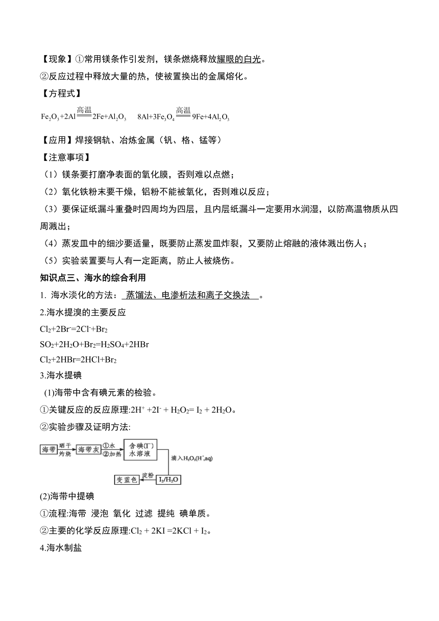 第八章 化学与可持续发展-【复习划重点】2022-2023学年高一化学期末大单元复习（人教版2019必修第二册）