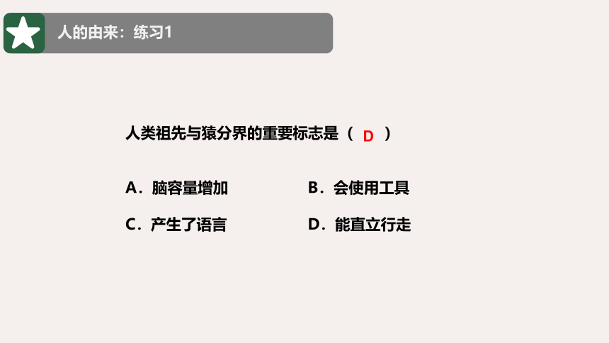 人教版七年级下册生物期末复习课件（共83张ppt）