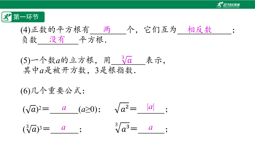 【五环分层导学-课件】2-4 习题课 平方根,算术平方根,立方根-北师大版数学八(上)