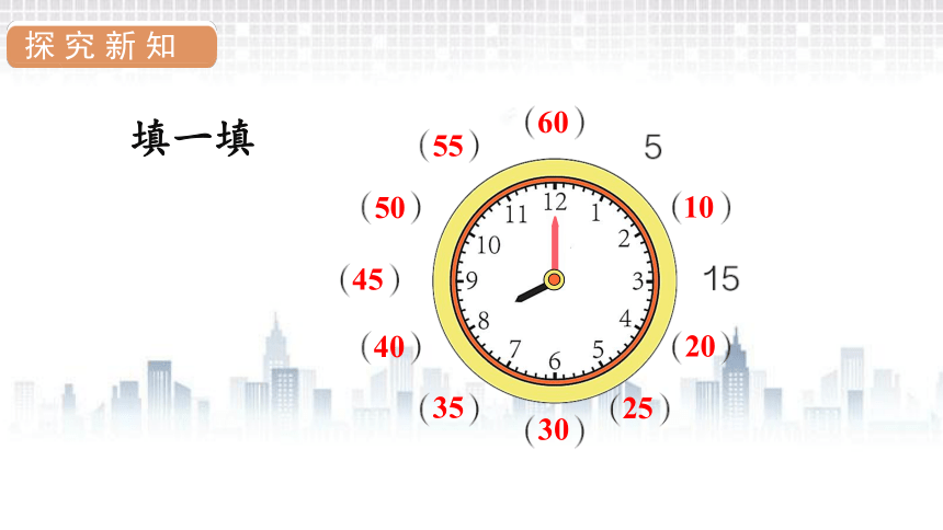 人教版数学二年级上册7.1认识时间课件（19张PPT)