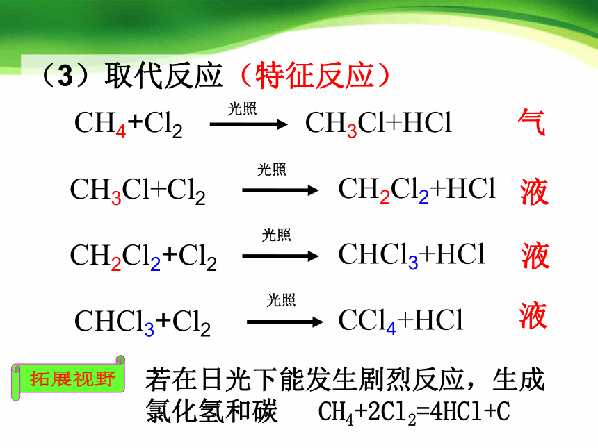 人教版选修5高中化学 2.1 脂肪烃(76PPT)