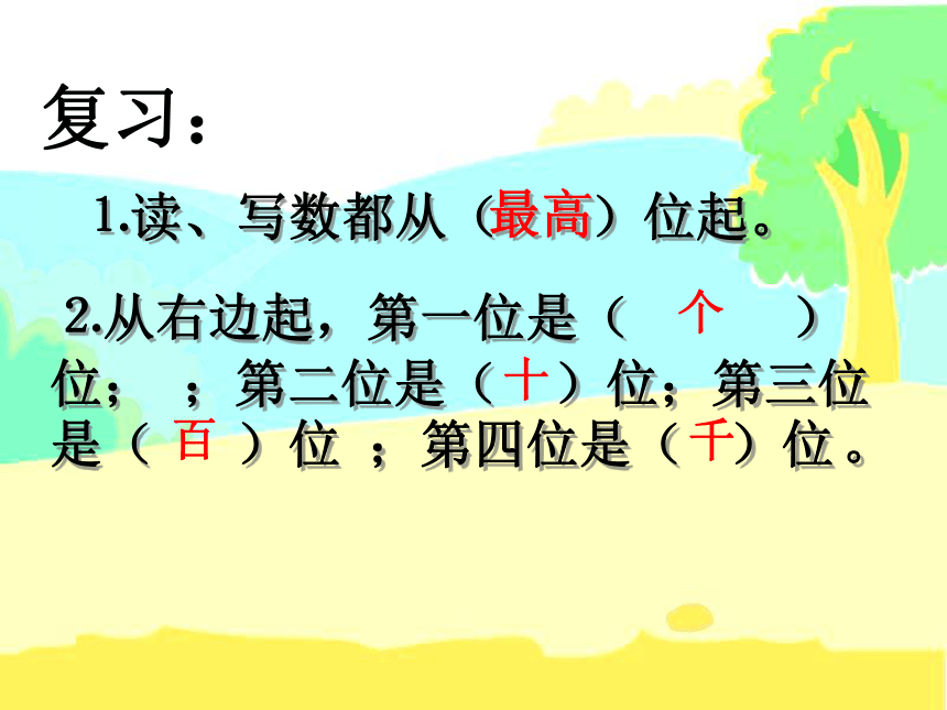 人教版二年级数学下册 1000以内数的读写法和组成课件(共20张PPT)