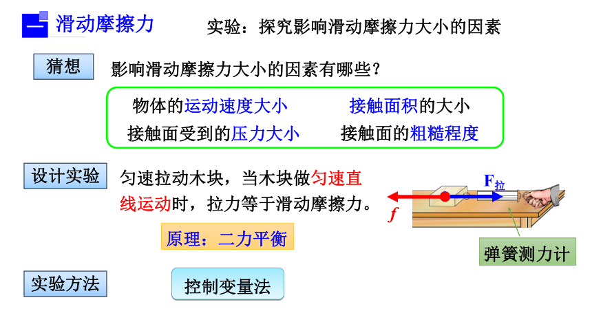 人教版 初中物理 八年级下册 第八章 运动和力 8.3摩擦力课件（64页ppt）