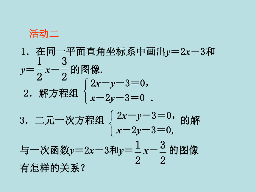苏科版八年级数学上册 6.5 一次函数与二元一次方程（课件）(共15张PPT)