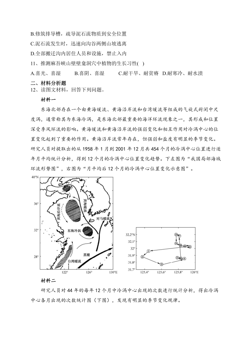 安徽省五校2023届高三下学期第二次联考地理试卷（含答案）