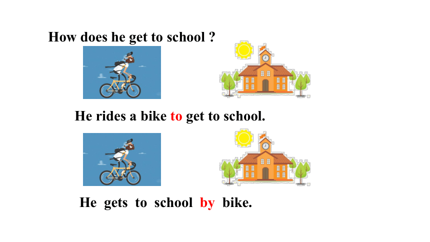 Unit 3 How do you get to school Section A Grammar Focus-3c课件（共35张PPT）