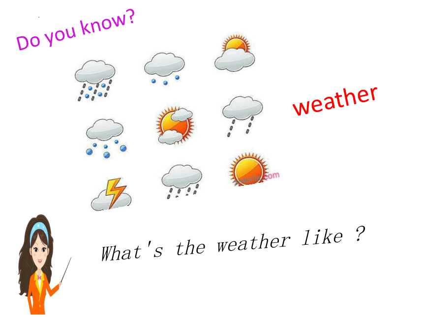 Unit4 What's the weather like？课件(共15张PPT)