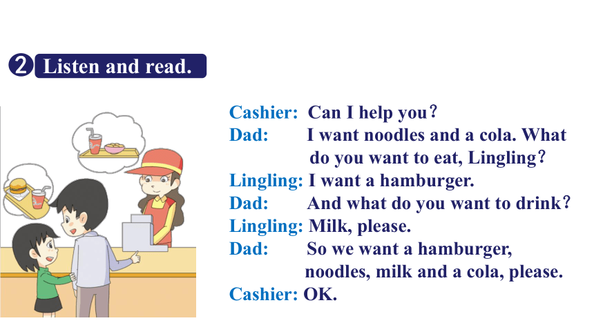 Module 1 Unit 2  What do you want to eat 课件(共13张PPT)