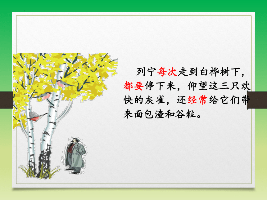 25.《灰雀》第二课时课件（共19张PPT）