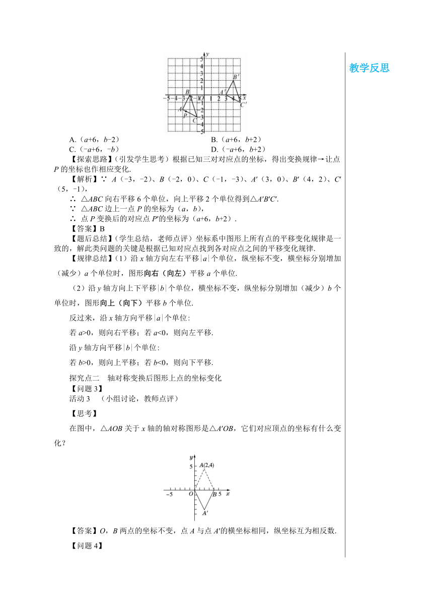 华东师九年级数学上册教案第23章图形的相似23.6.2图形的变换与坐标 教学详案