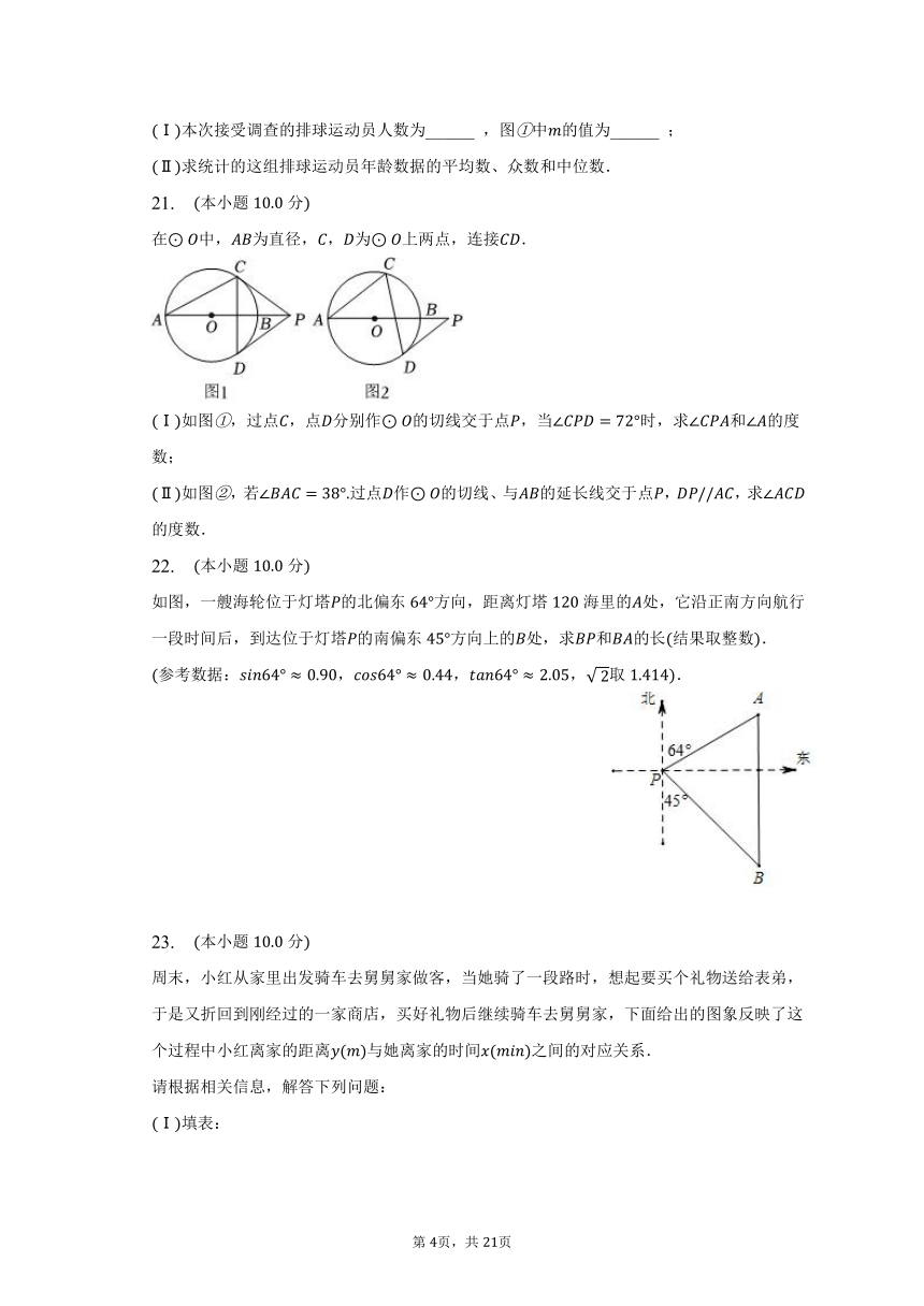 2023年天津市河西区中考数学一模试卷（含解析）