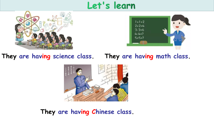 Unit 6 Work quietly Part A Let's learn课件(共21张PPT)