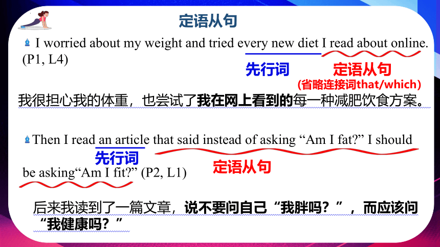 人教版（2019）必修第一册 Unit 3 Sports and Fitness Reading for Writing课件（20张PPT）