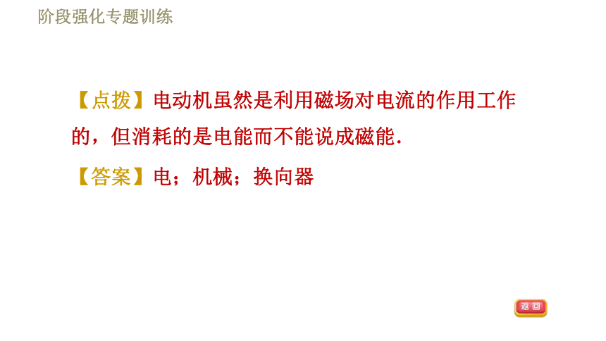 苏科版九年级下册物理习题课件 第16章 16.5阶段强化专题训练  专训1  磁场对电流的作用（18张）