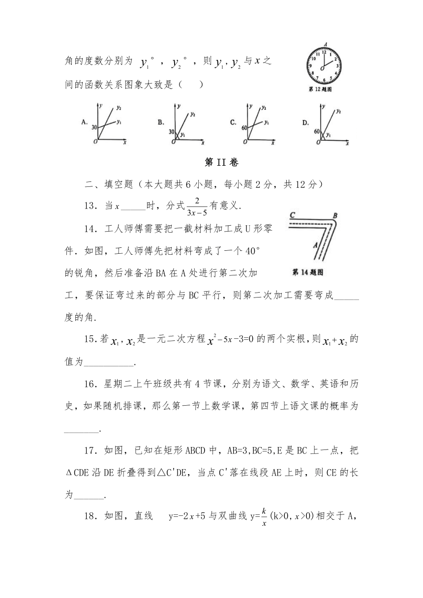 2023年广西初中学业水平考试新中考模拟卷（二）数学试卷(含图片答案)