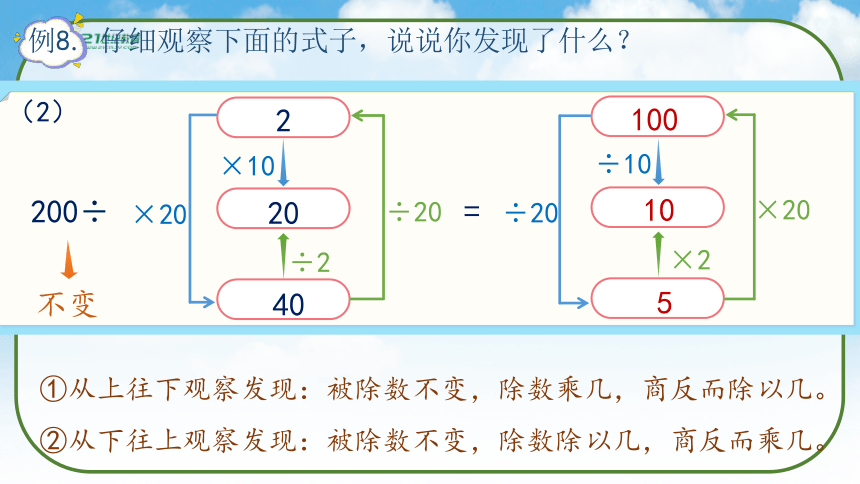 《商的变化规律(1)》（课件）人教版四年级数学上册(共31张PPT)