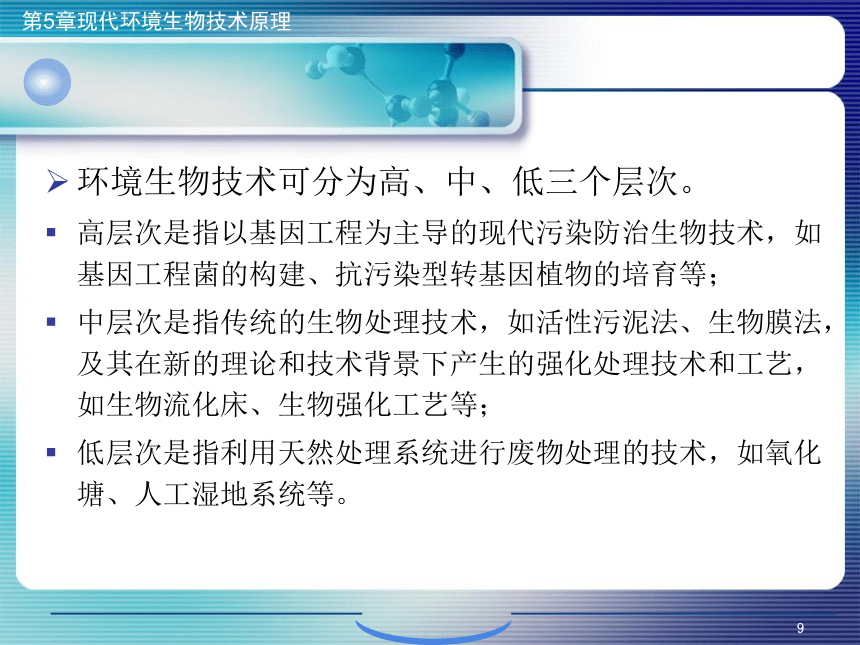 5.现代环境生物技术原理_1 课件(共56张PPT)- 《环境生物化学》同步教学（机工版·2020）