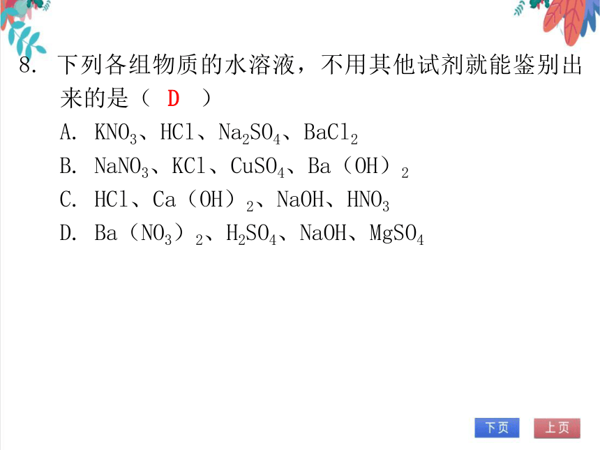 【人教版】化学九年级全一册 第十一单元 盐 化肥 达标测试卷（课件版）