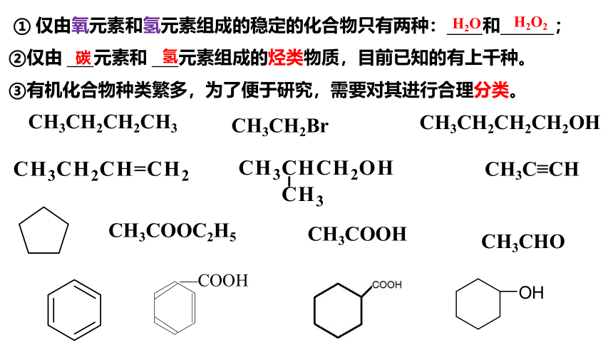 化学人教版2019选择性必修3 1.1有机化合物的结构特点 课件(共22张ppt）