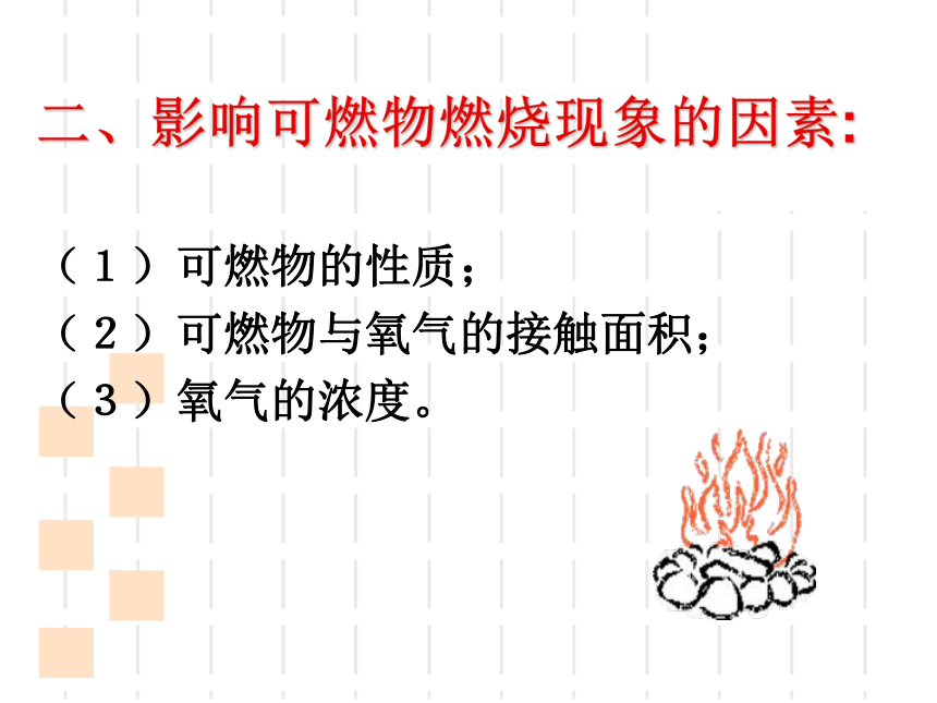 粤教版初中化学九上 3.3 燃烧条件与灭火原理   课件 (31张PPT)