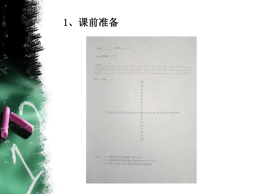 沪教版（上海）初中数学八年级第一学期 18.3 反比例函数的图像和性质 课件（20张）